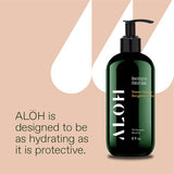 Aloe | 70% Alcohol Hydrating Hand Sanitizer Gel with Essential Oil, for Kids & Adults | 8oz Bottle (Set of 2