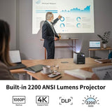 StarryHub Video Conferencing System, 2200 ANSI Lumens Short Throw Projector + HD 1080P Conference Room
