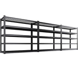 Set of 3 Garage Shelving-2500 lbs 5 Tier Storage Shelves