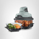 Ninja Crispi 4-in-1 Glass Air Fryer | 450°F | Non-Toxic | 4QT & 6-Cup Glass Containers w/Lids | Microwave, Freezer, Dishwasher Safe | Max Crisp, Air Fry, Bake, Recrisp | Green | FN101SG
