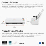 700gt-AS Hybrid Duplex Document Scanner for Windows PC