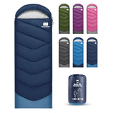 TANSTRIDER Sleeping Bags for Adults Teens, 3 Season Lightweight Camping Sleeping Bag, Compact Waterproof Backpacking Gear for Men Women, Warm Weather Hiking Travel, Compression Sack, 86.6x31.5, 3lb
