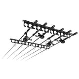 KastKing SafeGuard Fishing Rod Holder for Garage, Wall or Ceiling Mounted Fishing Rod Rack Storage Organizer, Fishing Pole Holder Holds 12 Rods or Combos in Less Than 36 Inches