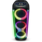 Dolphin KaraokeBox 380: Triple 8" Bluetooth Party Speaker – Powerful Sound System, Long-Lasting Rechargeable Battery, LED Lights, 35-Inch Tall, Portable Design, AUX/USB/TF/Bluetooth Connectivity