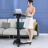 EWRCVBVCA Height Adjustable Laptop Stand on Wheels