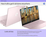HP Laptop 2026, Customized 128GB UFS+500GB External HDD, Intel CPU, M365