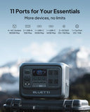 BLUETTI Elite 100 V2 Portable Power Station & Charger 1 (ships separately), 1024Wh LFP w/ 1800W AC, 560W DC-DC Charging, 1.8 H Full Charge via Car, Ideal for Car Camping, Vanlife, RV Travel