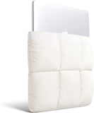 Comfyable Puffy Laptop Sleeve 13 Inch 14 Inch, Quilted Puffer Laptop Carrying Case for Women