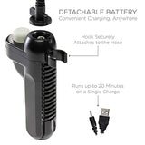 Ivation Portable Camping Shower | Compact Handheld & Hands-Free Rechargeable Outdoor Shower Head & Cleaning System w/ 3.7V Pump, 6-Ft Hose, Bidet Head, Removable Filter, Multiuse Hook & USB Cable