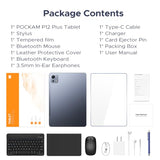 P12 Plus 2026 Latest Tablet Android 16, 2.4K 120 Hz Android Tablet