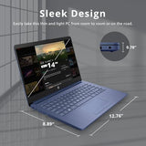 HP Stream 14" HD Student & Business Laptop, Intel Celeron N4120