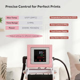 16x24 Heat Press Machine for T Shirts, Semi-Automatic Auto Open Heat Transfer Machine