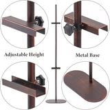 Metal Heavy Duty Floor Easels for Painting, Antique Tall Picture Easels with Base for Signs Photos Display