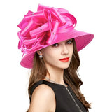 2026 Bucket Hat for Women Ladies Girls, Organza Fascinator for Tea Party Bridal Church Derby Kentucky, Sun Hats