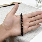 NANYUANZI Cross Bracelet for Men Teens, Inspirational Birthday Gifts for 18th Birthday, Religious Gift for Son,Brother, Grandson