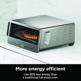 Ninja Air Fryer Toaster Oven Combo | 8-in-1 Functionality | Flip Up & Away for Storage Space | Air Fry Basket, Sheet Pan, Wire Rack & Removable Crumb Tray |1800 Watt | Stainless Steel | SP151