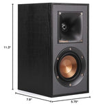 Klipsch Home Theater Speaker Bundle: 2 Pairs R-41M Bookshelf Speakers + R-52C Center Channel Speaker
