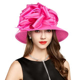 2026 Bucket Hat for Women Ladies Girls, Organza Fascinator for Tea Party Bridal Church Derby Kentucky, Sun Hats