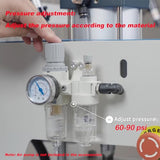 16x24 Pneumatic Sliding Dual Platen Heat Press with Adjustable Infrared Positioning & Up-Sliding Function