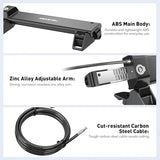 MacBook & Surface Laptop Locking Station with Combo Lock Cable, Anti Theft Folding Security Laptop Desk Mount