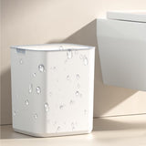 BXFIRS The ABS Smart Trash Can Automatically Opens The Lid for Home Use in The Living Room Kitchen Bedroom Garbage Bin