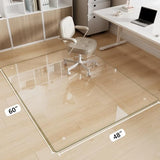 Glass Chair Mat 48" x 60" Heavy Duty Tempered Glass Office Chair Mat