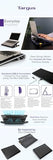 Targus Laptop Cooling Pad for Laptops up to 17-inches, Dual High-Speed Fans Chill Mat + 4-Port USB Hub Laptop Fan Cooling Pad for Work