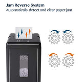 15-Sheet Super Micro Cut High Security Level P-5 Heavy Duty Paper/CD/Card Shredder for Home Office