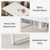 Tribesigns 8FT Conference Table Set of 2, Large Meeting Podcast Table