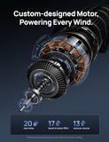 Dreo Smart Tower Fan WiFi Voice Control, Works with Alexa/Google,Floor Standing Bladeless Oscillating Fan with Remote, 6 Speeds, 4 Modes, 12H Timer, for Indoor Bedroom Home Office