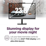 Lenovo 23.8" Intel 4-Core 8GB 256GB SSD All-in-One Desktop Computer