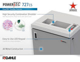 Dahle PowerTEC 727 CS Paper & CD Shredder