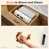 Colorlife Warming Mat for Food - Electric Warming Tray with Heat-Insulation Pad, 4-Level Temperature Settings & Hours Timer, Full Surface Stable Heating, Food Warmer for Kitchen Parties Buffet (White)