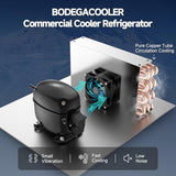 BODEGACOOLER Merchandiser Refrigerator, 40 Cu.Ft Commercial Beverage Cooler