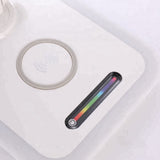Zen Lumen Desk Lamp with RGB Accent Light Wireless Charger USB Port Dimmable Light Controls (Gold)