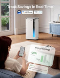 DREO Energy Star 2025 Smart Dehumidifier for Basement, 1.85 Gal Water Tank