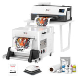 DXZ A3 F1080 DTF Printer with Shaker Oven, High-Speed T-Shirt Printing