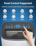 GarveeTech 14000 BTU Portable Air Conditioner - 4 in-1 Cooling, Dehumidifier, Fan & Sleep Mode, Quiet AC Unit for Rooms up to 750 Sq.Ft, 24H Timer, Remote & Window Kit Included, Grey