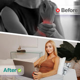 Foam Reading Pillow with Arm Rests & Pocket | Lap Desk for Laptop, Reading and Relaxing on Bed, Couch, or Floor