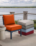 ACTREST Luxury 6-Inch Outdoor Seat Cushions - 24x24 Water&UV&Fade Resistant 1 Set Comfortable Patio Furniture Cushion for Wicker Dining