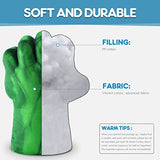 neexan Incredible superhero toys for superhero birthday party superhero hand, soft plush kids superhero gloves, Christmas, party gifts(Green)
