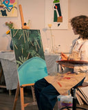 Painting Easel for Adults, Adjustable Heavy-Duty Wooden Art Easel for Painting