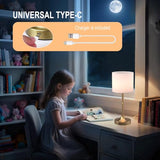 HAPYGI Portable Cordless Table Lamp,Built-in 5200mAH Rechargeable Battery, Dimmable Touch Wireless Light (Antique Brass)