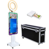 Mirror Photo Booth with 21.5" Touchscreen, APP Control & Instant Printing