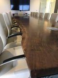 RESINHOMEFURNITURE Reclaimed Live Edge Wooden Dining Table Coffee Table Living Room Table Meeting Table Conference Table