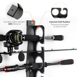 KastKing SafeGuard Fishing Rod Holder for Garage, Wall or Ceiling Mounted Fishing Rod Rack Storage Organizer, Fishing Pole Holder Holds 12 Rods or Combos in Less Than 36 Inches