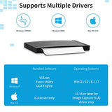 Auto-Scan, Document & Photo & Book Scanner, Design for Library, School and Soho. Supports Windows & Mac