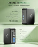 KAMRUI E3B Mini PC 32GB RAM 512GB SSD AMD Ryzen 7430U Mini Gaming Computer