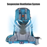 WIPHA Lightweight Baby Backpack Carrier, Adjustable Hiking Backpack Carrier for Toddlers, Breathable Design, Travel Carrier with Sun Canopy (Blue)