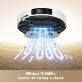 MOVA P50 Ultra Robot Vacuum Cleaner with Flexible Mop, 19,000 Pa Suction Power